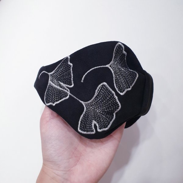 Headband Ginkgo biloba Machine embroidery design