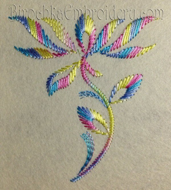 Machine Embroidery Design Flower Hand Imitation Embroidery