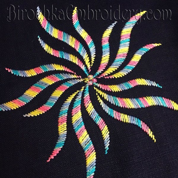 Machine Embroidery Design Flower