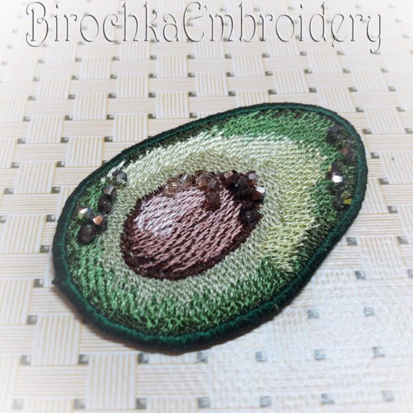 Avocado FSL Machine Embroidery Design