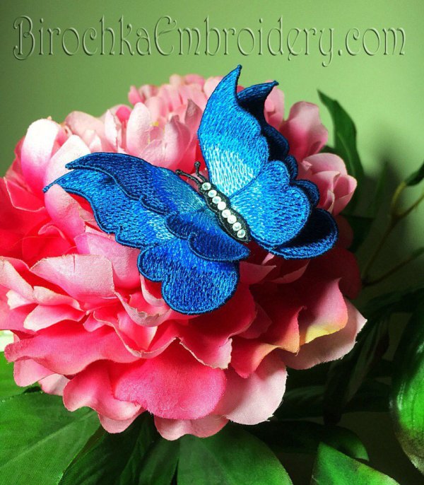 Machine Embroidery Design Butterfly FSL