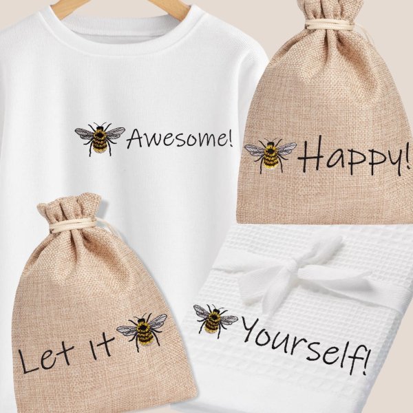 To bee or not to bee Set of machine embroidery designs
