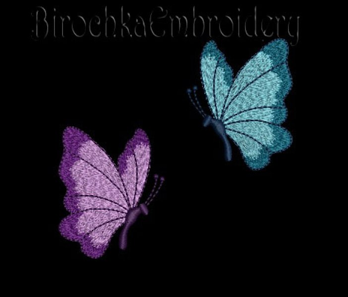 Butterfly embroidery pattern machine embroidery design