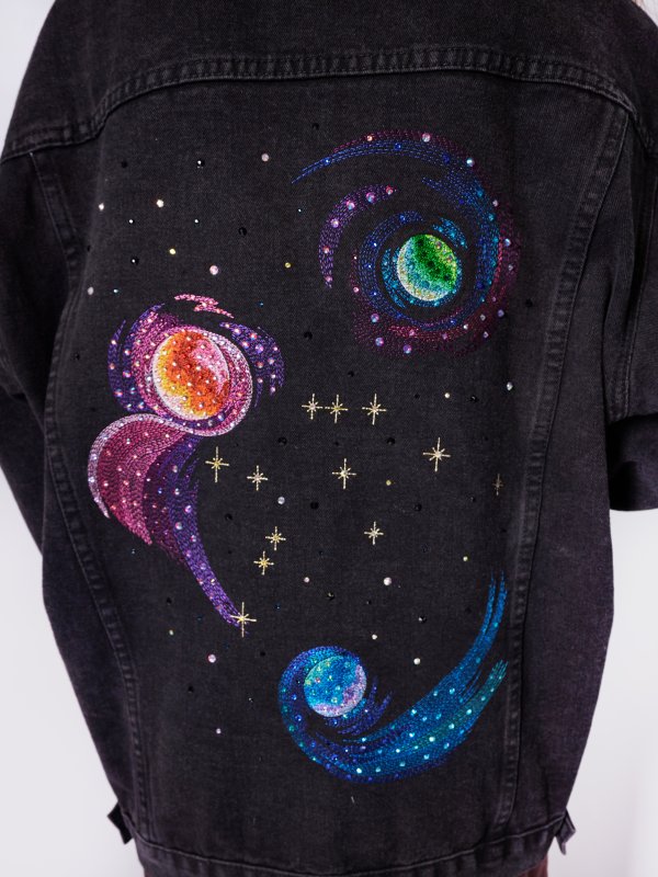 Set of machine embroidery designs “Space”